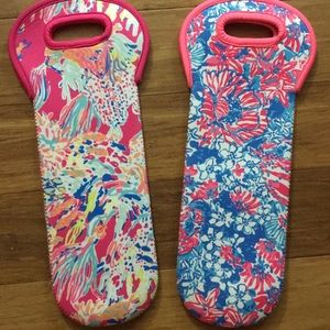 2 Lilly Pulitzer Wine Holders